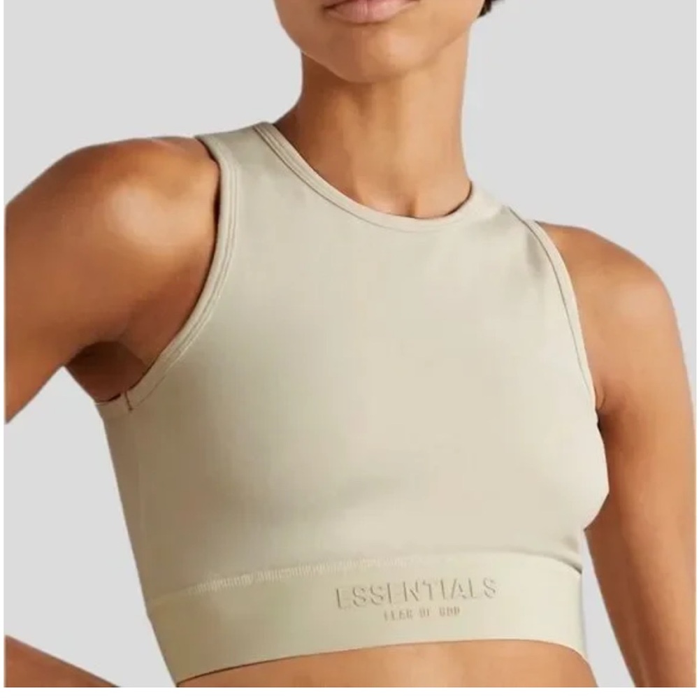 Fear Of God Essentials Light Tan Sports Top